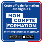 Logo officiel MonCompteFormation – formation éligible au DIF élu